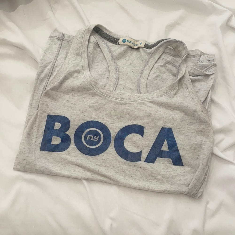 Vintage flywheel boca Raton tank - small
